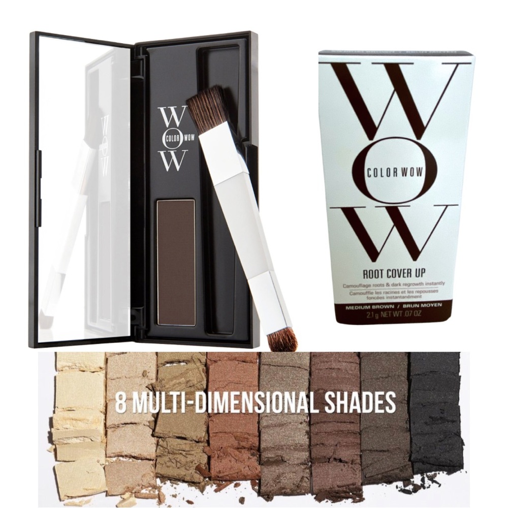 Color Wow Long Lasting root touch up/Grey Coverage/hairline/eyebrow/Dark brown
